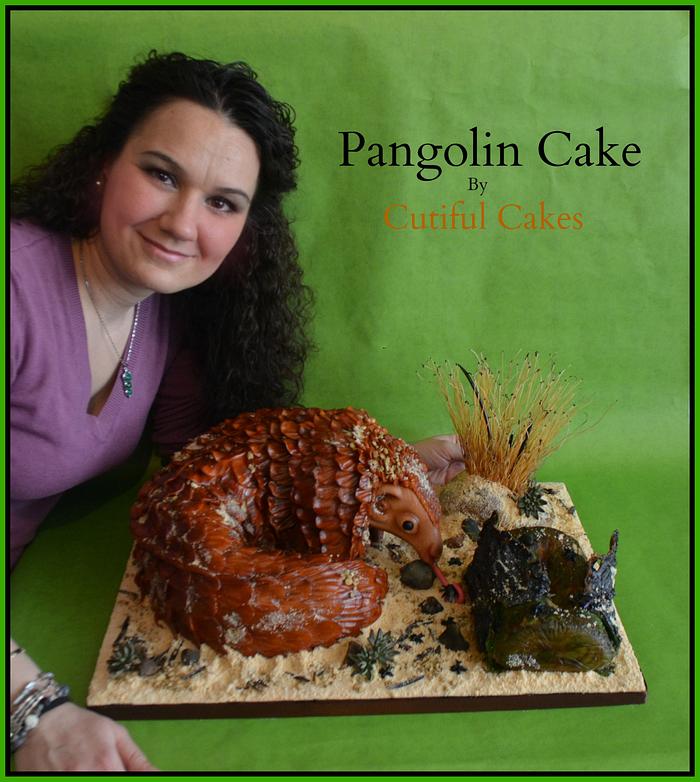 Pangolin cake