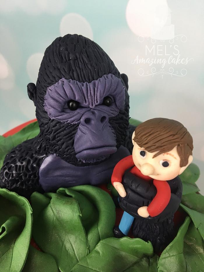 King Kong and Godzilla cake