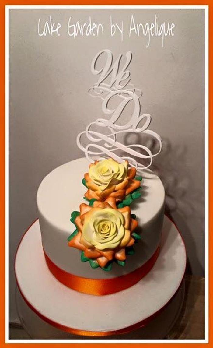 Wedding cake Brazil-Netherlands