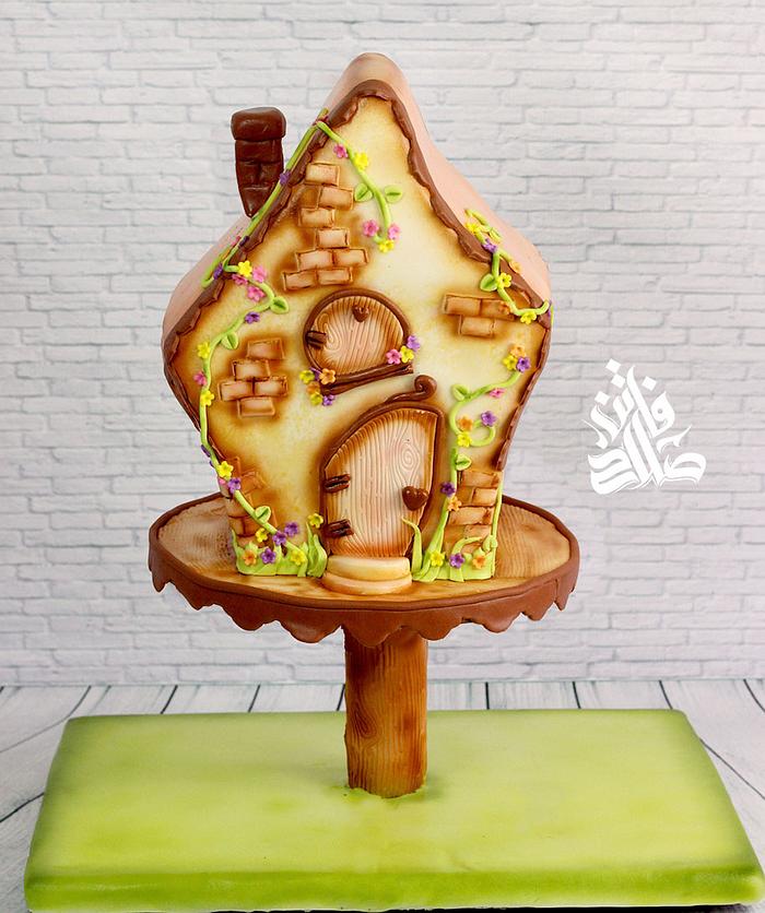 Fairy tale house cake
