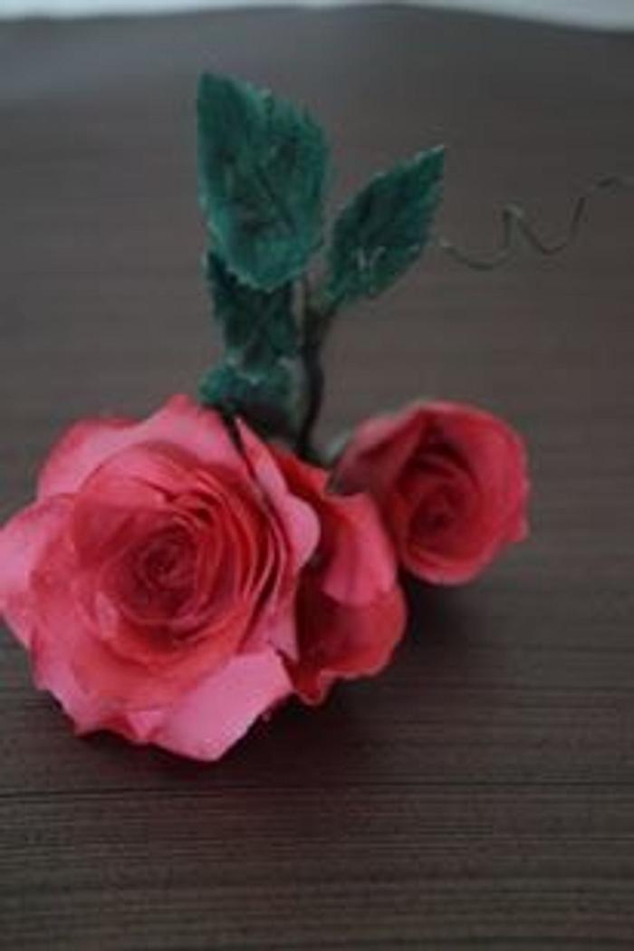 gumpaste rose