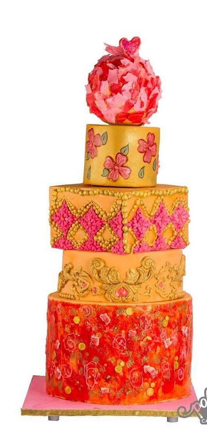 Modern wedding cake ! 