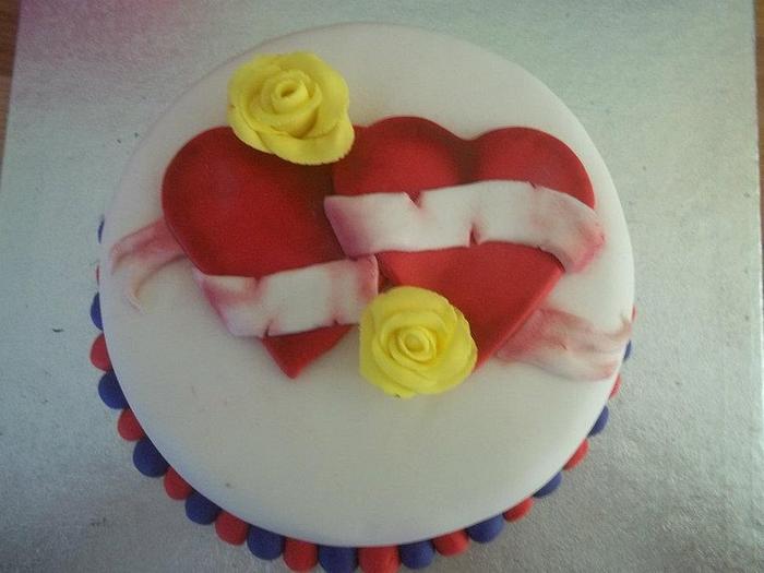 heart cake
