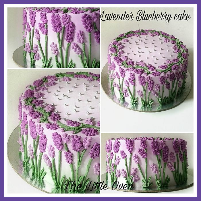 Lavender blueberry cake