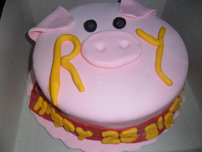 my piggy cake