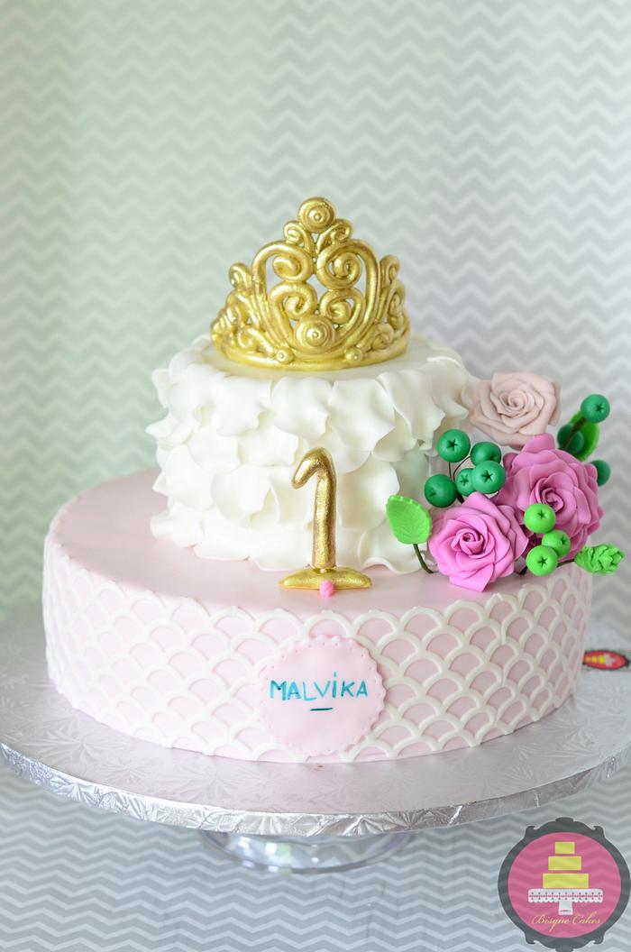 Ruffle Chic Princess Cake
