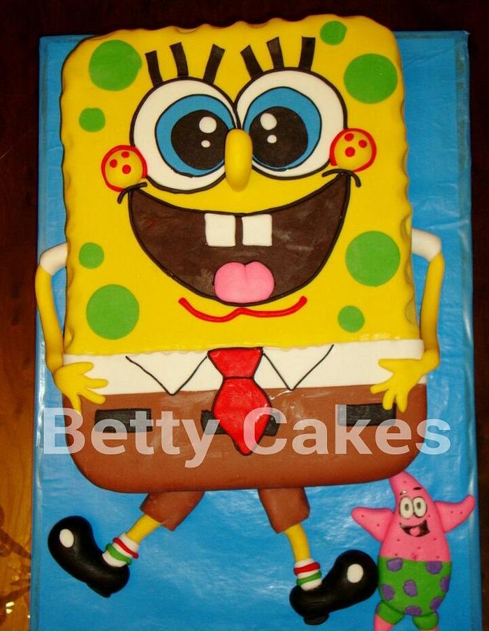 spongebob cake