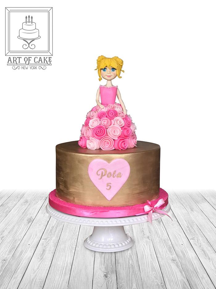 Pink Girl Cake
