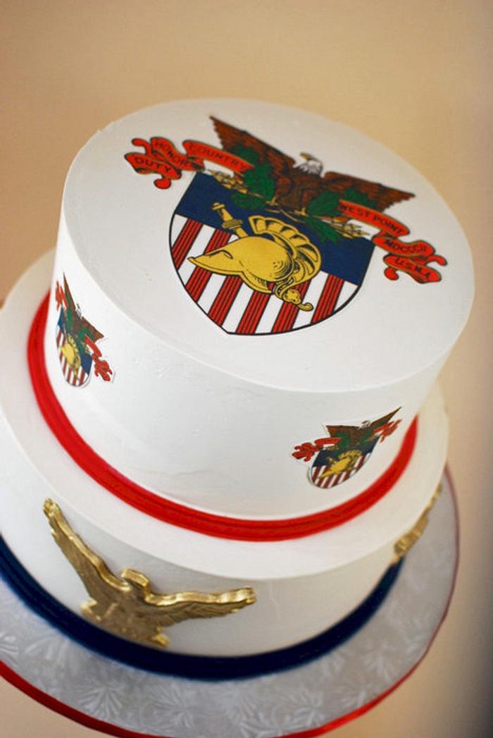 West Point Academy Grooms Cake