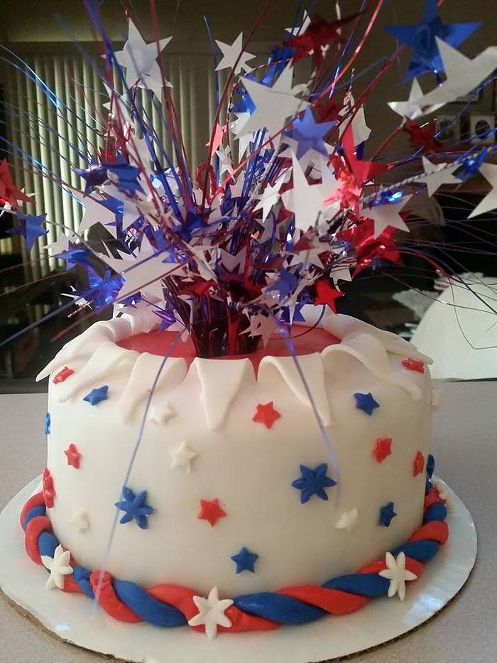 Memorial Day cake