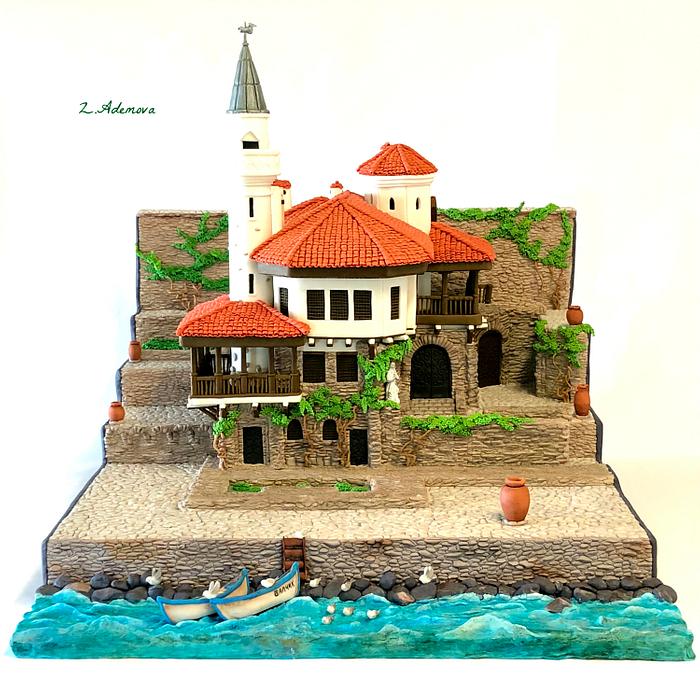 The Palace in Balchik(Bulgaria) or the wonderful world of Queen Maria : Bulgarian cake collaboration