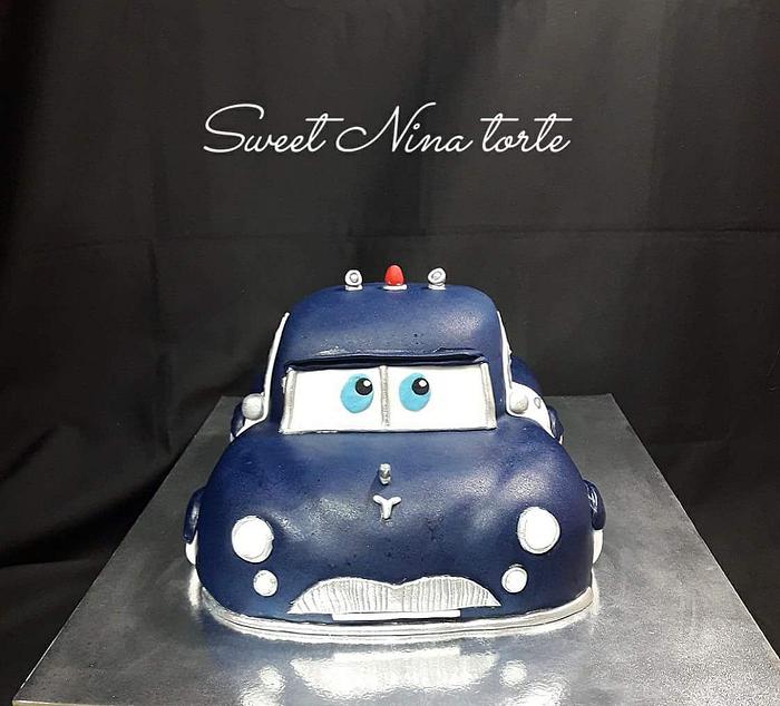 Cars 3d cake