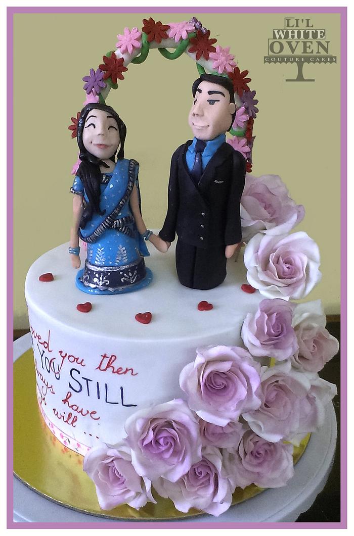 First Wedding Anniversary Cakes - Cakes and Bakes Stories