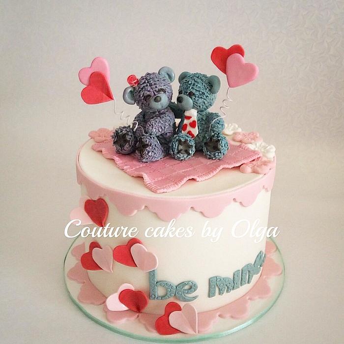,,be mine,, cake