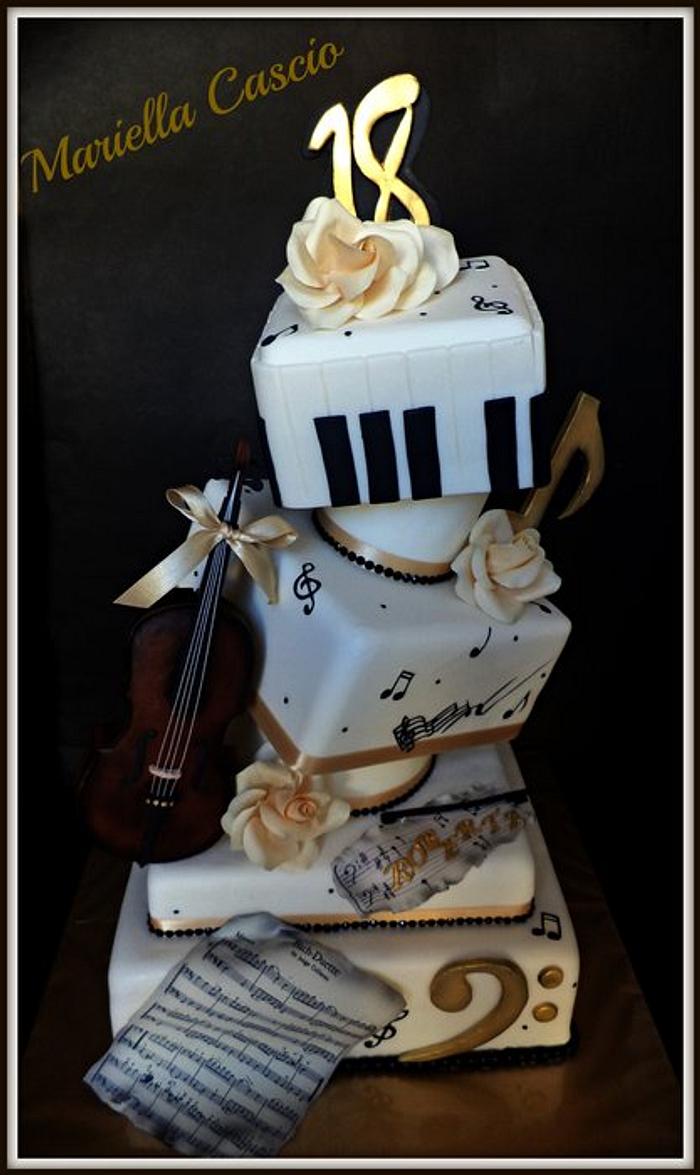 music cake