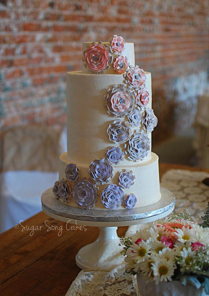 Steampunk 'Light' Wedding Cake 