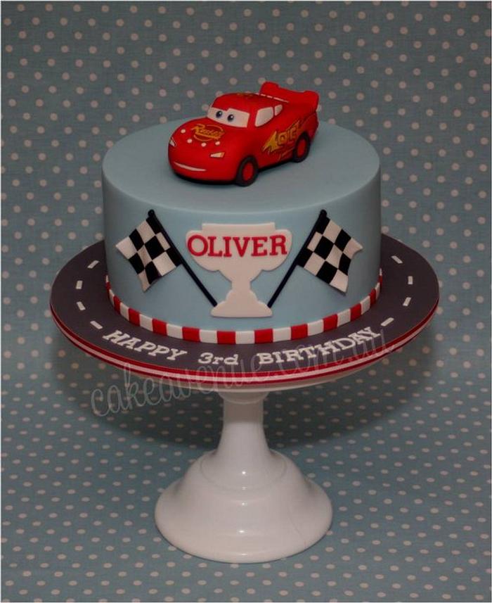 That time my mother made a Lightning McQueen cake (from Pixar's Cars) for  my son's birthday. : r/cakefails