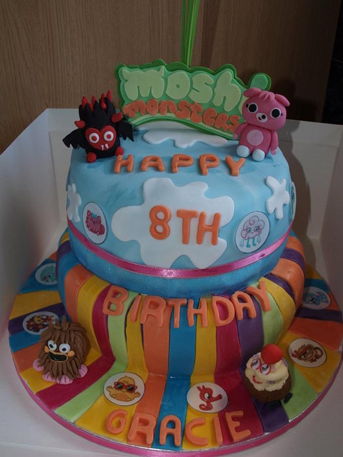 Moshi monster cake