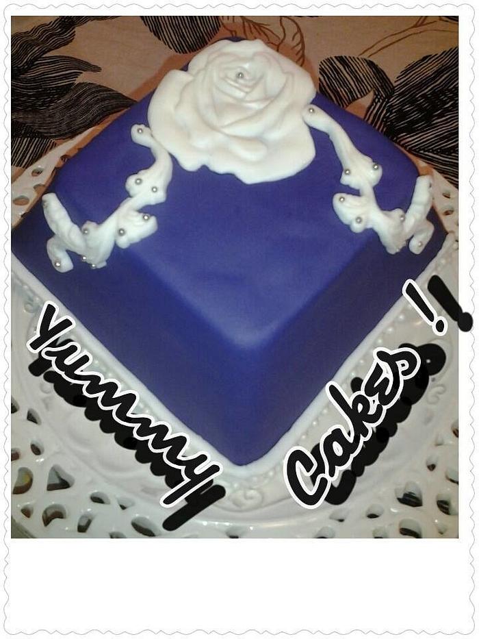 purple yummy cake