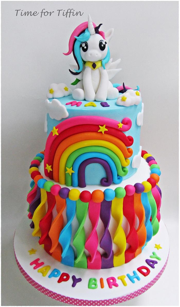 My Little Pony Rainbow cake 