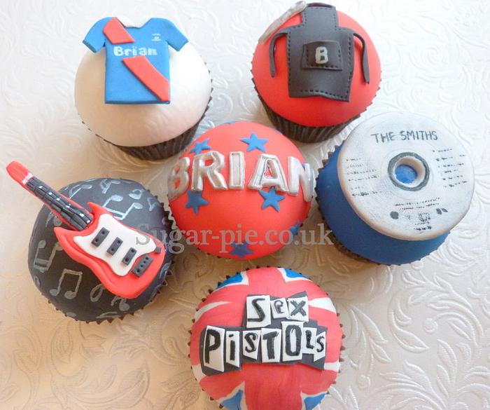 Mans Hobbie cupcakes