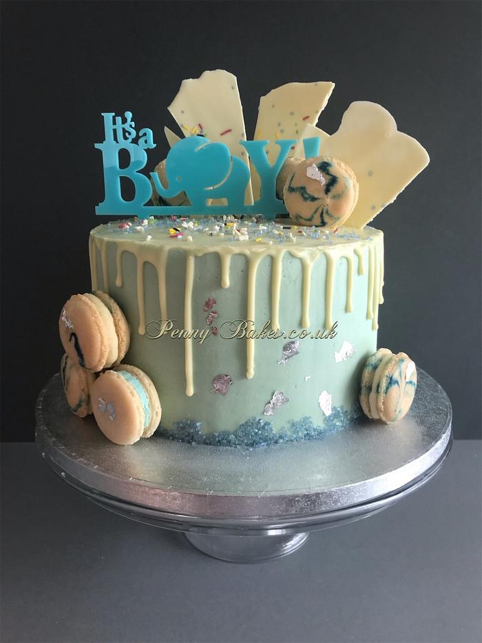 Baby Blue cake! 