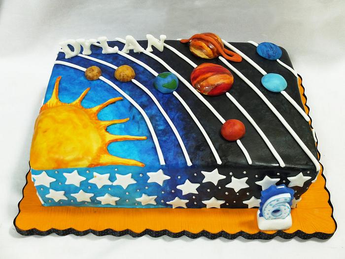 Solar System Cake 