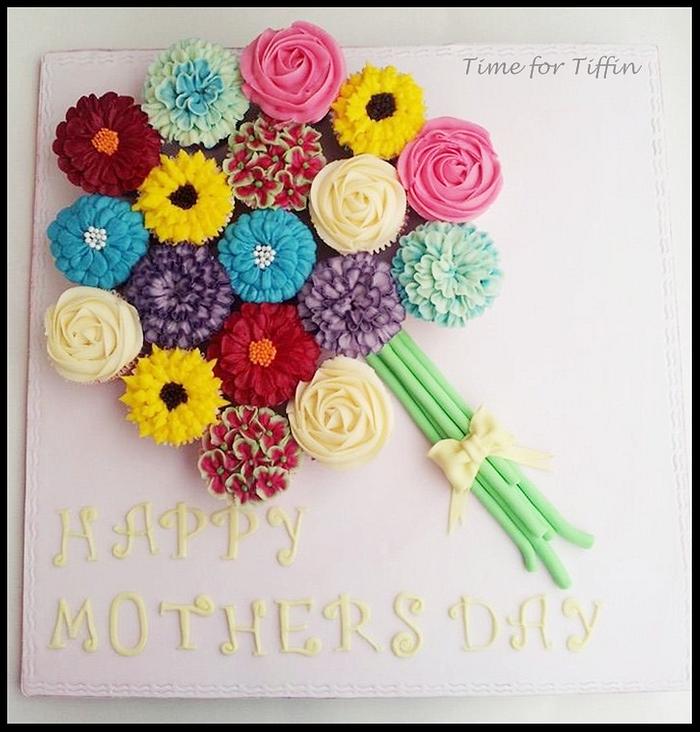 Mothers day cupcake bouquet 