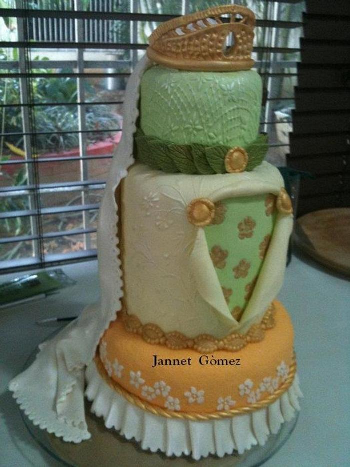 WEEDING CAKE JANNET GòMEZ CAKE DESIGNER
