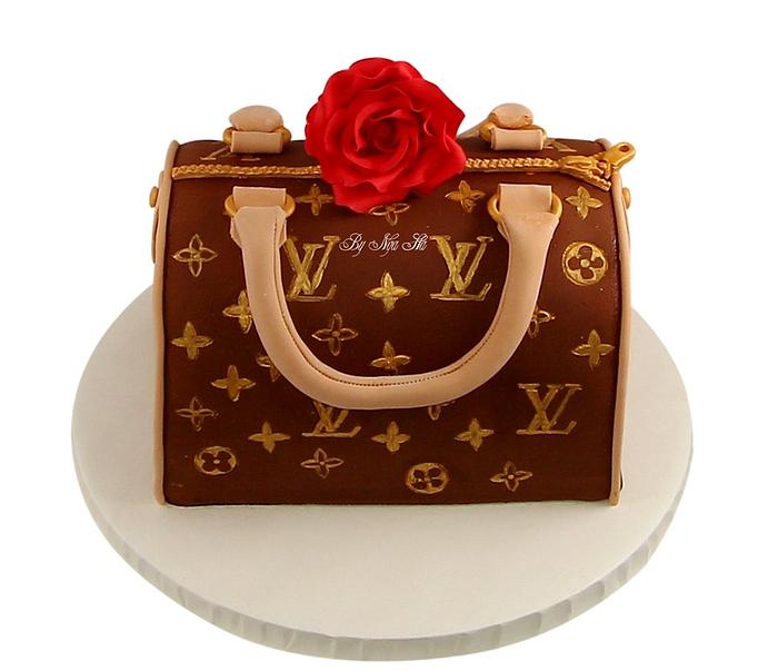 LV Valentine cake