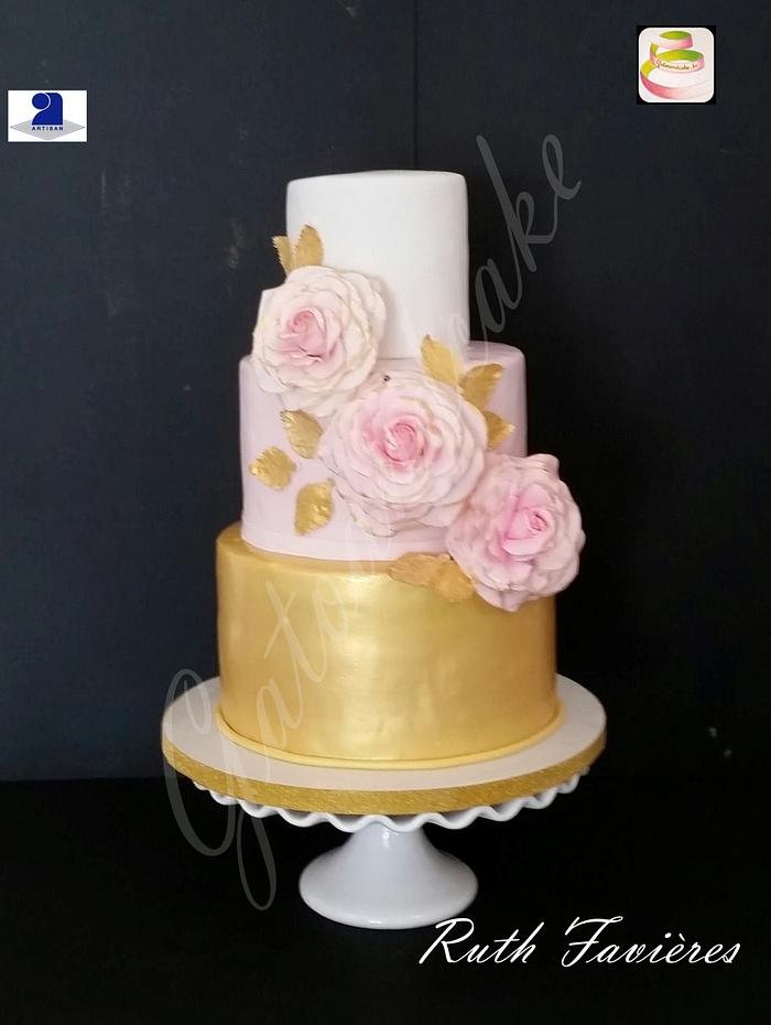 Wedding cake Roses