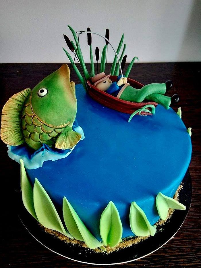 Deco Republic Fisherman & Fish - Decorations & Toppers from The Cake And  Sugarcraft Store Ltd UK