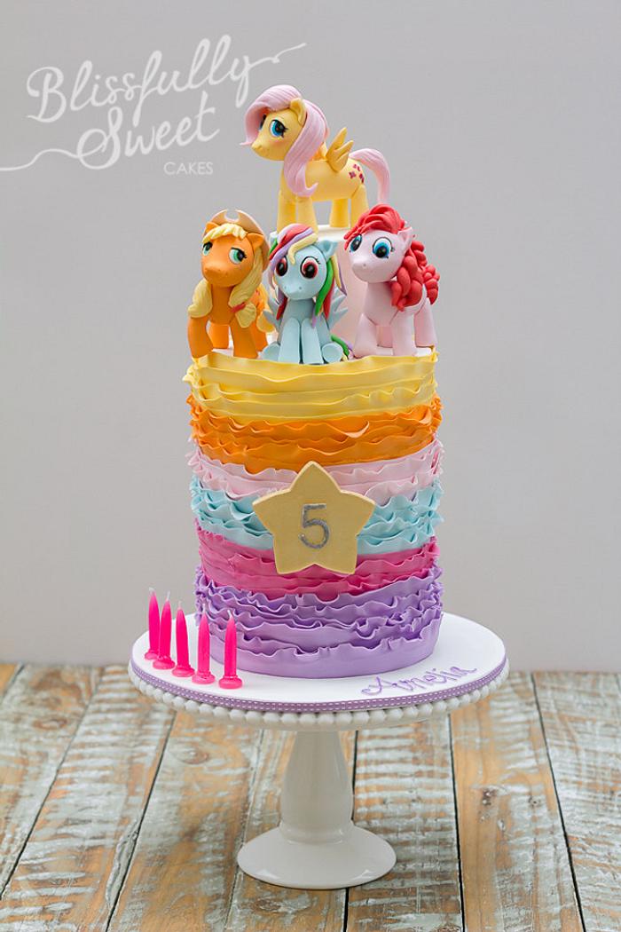 My Little Ponies Birthday Cake