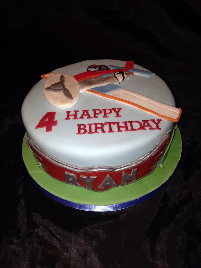 Dusty Airplane Cake