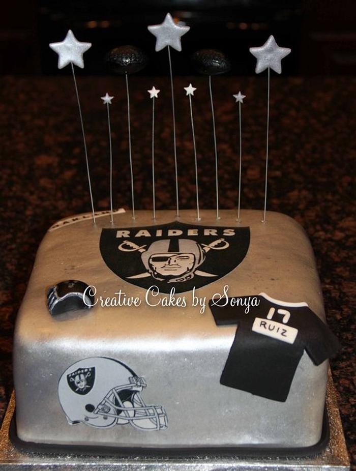 Oakland Raiders Birthday Cake