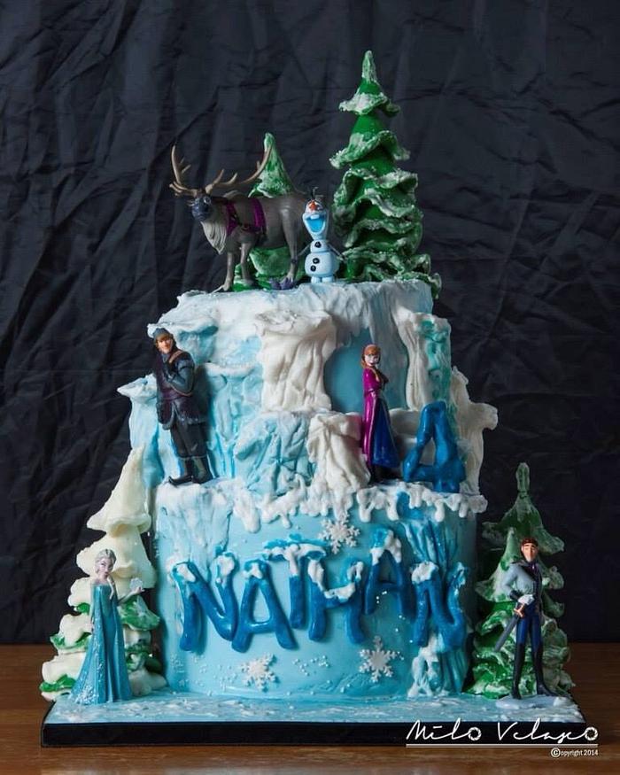 Disney Frozen Themed cake
