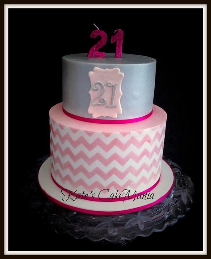 2014 - starting with a 21st bday cake