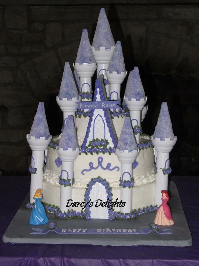 Cinderella castle cake