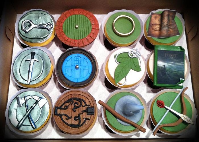 Hobbit cupcakes