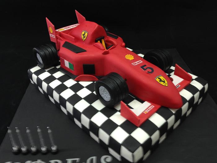 Ferrari formula 1 cake