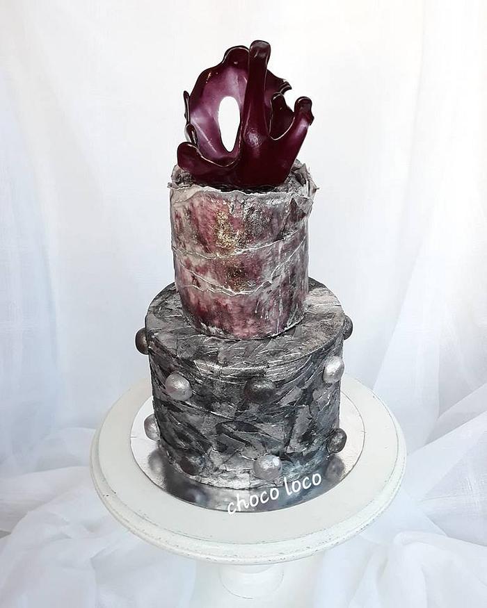 Isomalt cake