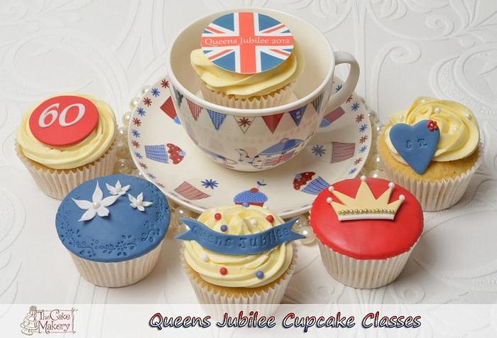 Queens jubilee cupcakes