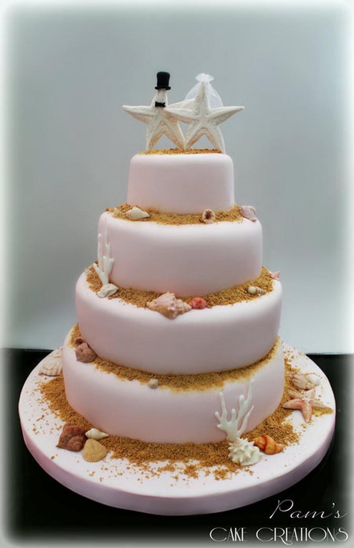 wedding cake sea