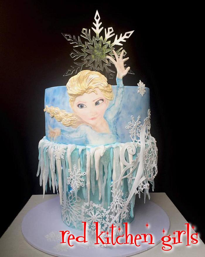 Let it go - Hand painted Elsa