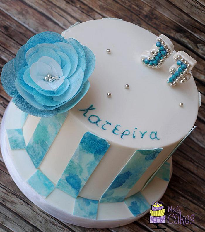 Blue Sea Cake