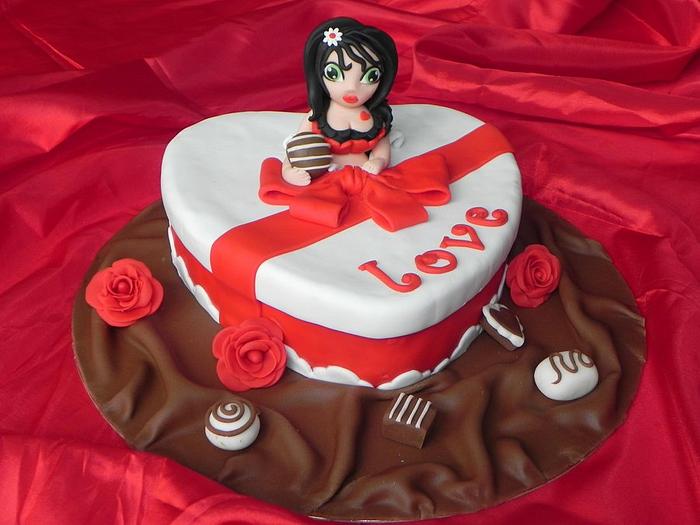 cake coeur d'artishow/heart 