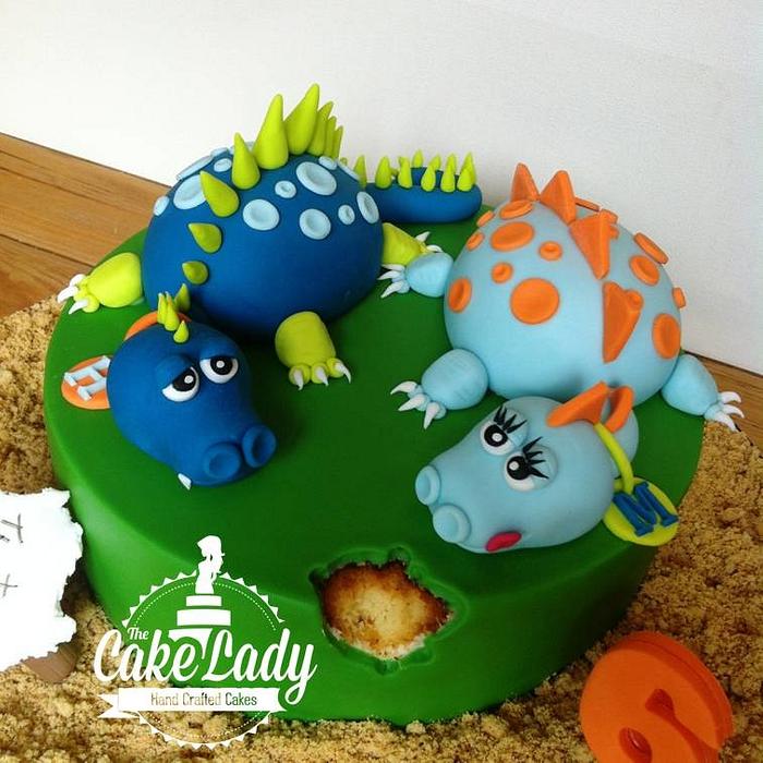 Dinosaur cake!