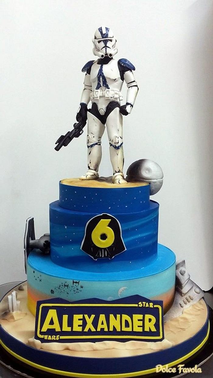 clone trooper cake