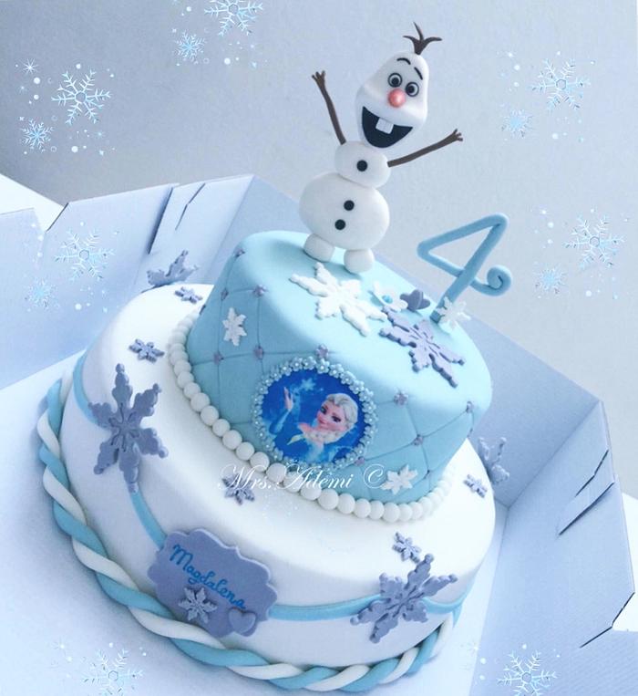 Olaf Frozen Birthday Cake