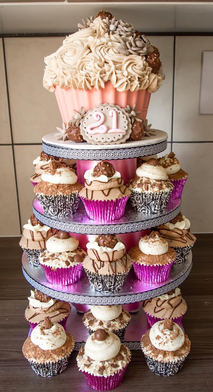 21st Giant Cupcake